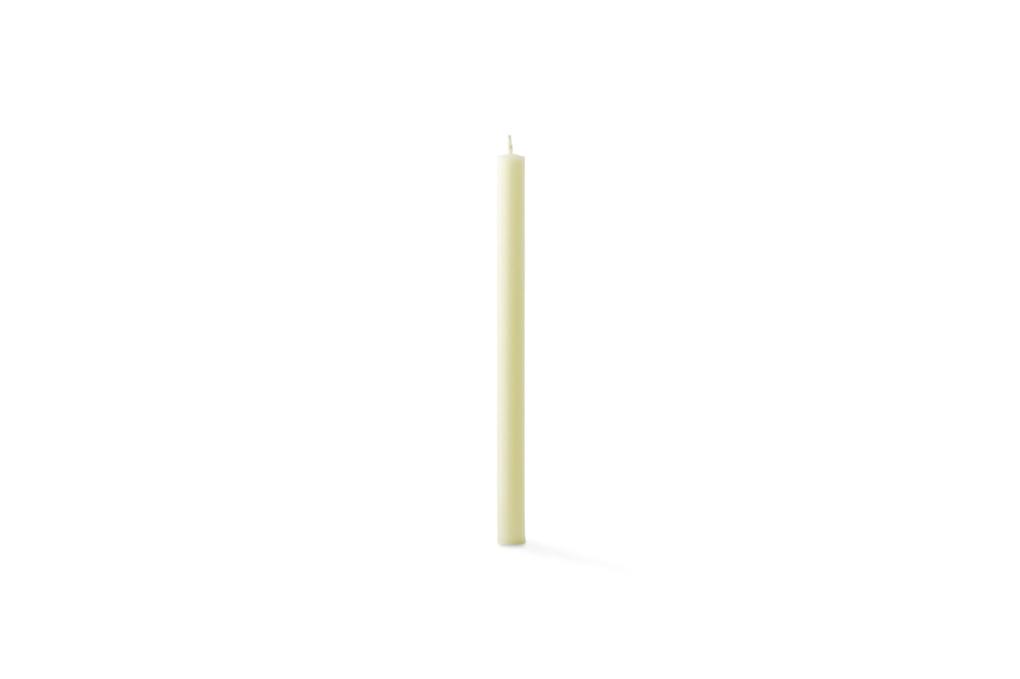 Six inch church candle of beeswax